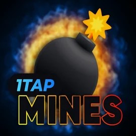 1Tap Mines online game logo by Turbo Games on uspinscasino.com