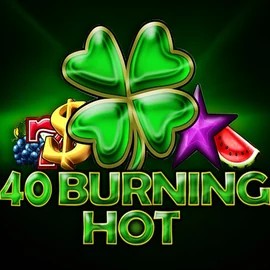 40 Burning Hot slot icon by Amusnet Interactive, available at Uspin Casino