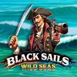 Black Sails Wild Seas online game logo by Infinity Dragon Studios on uspinscasino.com