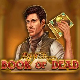 Book of Dead logo – Slots by Play'n GO at Uspin Casino