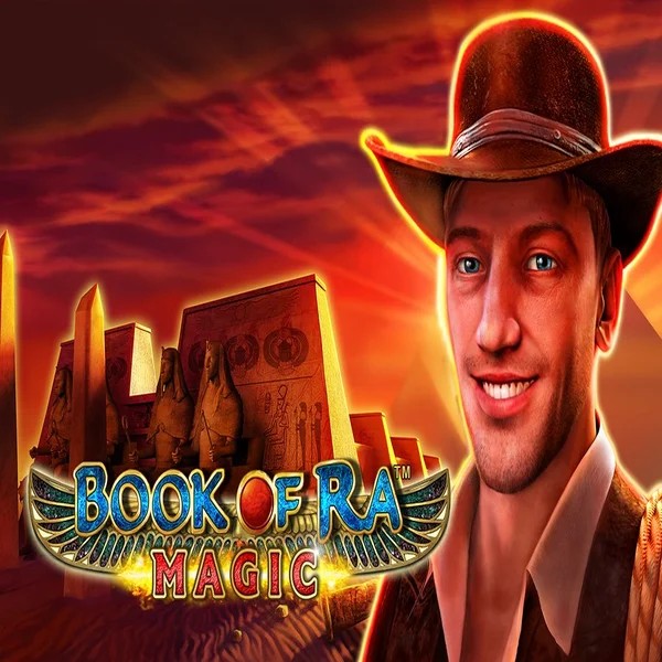 Book of Ra Magic by Greentube, showcased at uspinscasino.com – game logo