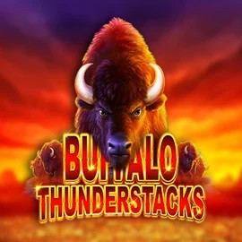 Buffalo Thunderstacks logo by Amatic Industries at Uspin Casino