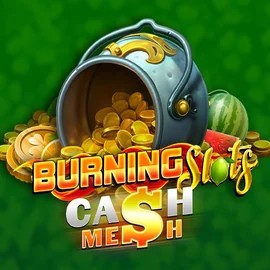 Burning Slots Cash Mesh slot logo by BF Games at Uspin Casino