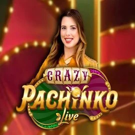 Crazy Pachinko logo by Evolution Uspin Casino