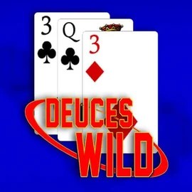 Official Poker logo: Deuces Wild by Games Global at Uspin Casino