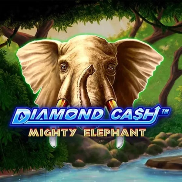 Slots logo of Diamond Cash Mighty Elephant from Greentube at Uspin Casino