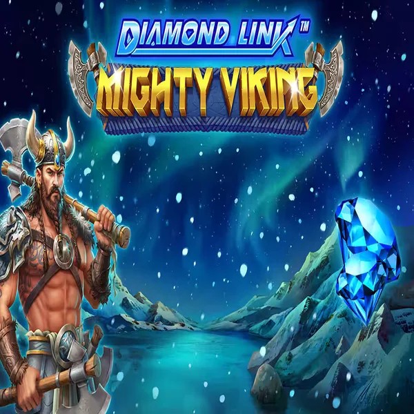 Diamond Link Mighty Viking online game logo by Greentube on uspinscasino.com