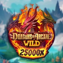 Dragons of Arcane Wild slot visual from Foxium available on uspinscasino.com