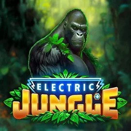 Electric Jungle slot logo by Atomic Slot Lab at Uspin Casino