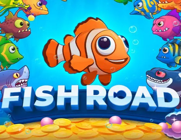 Fish Road by InOut, showcased at uspinscasino.com – game logo