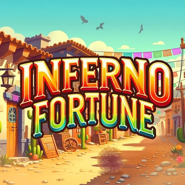 Inferno Fortune slot logo by Atomic Slot Lab at Uspin Casino