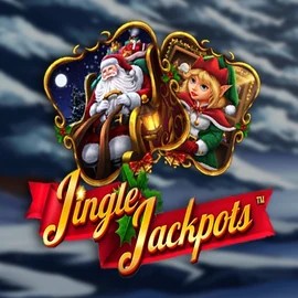 Jingle Jackpots by Dragon Gaming, showcased at uspinscasino.com – game logo