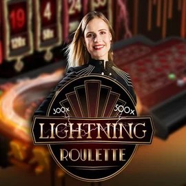 Lightning Roulette casino game by Evolution – featured logo at Uspin Casino