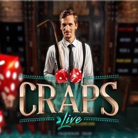 Live Craps slot visual from Evolution available on uspinscasino.com