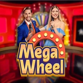 Mega Wheel online game logo by Pragmatic Play on uspinscasino.com