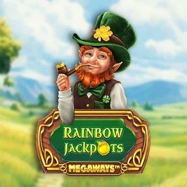 Rainbow Jackpots Megaways logo – Jackpots by Red Tiger Gaming at Uspin Casino