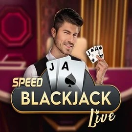 Speed Blackjack slot logo by Pragmatic Play at Uspin Casino