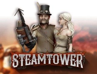 Steam Tower Slot logo by NetEnt at Uspin Casino
